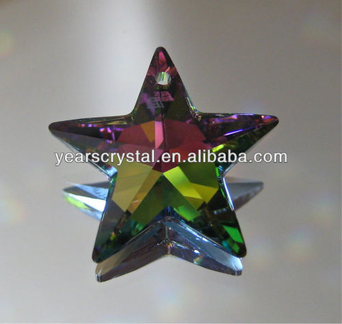 Years shining crystal Star Pendant for Christmas in 20mmQc (R-2067