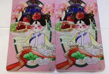 classical pictures tempered glass hob cover