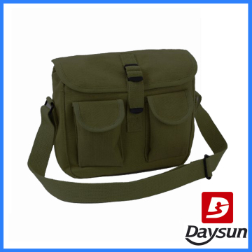 Cotton canvas shoulder bag men