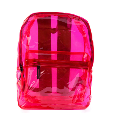 Transparent Proof Plastic Portable Travel Clear PVC Backpack