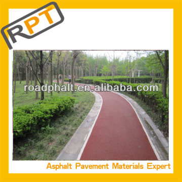 colored asphalt road maintenance