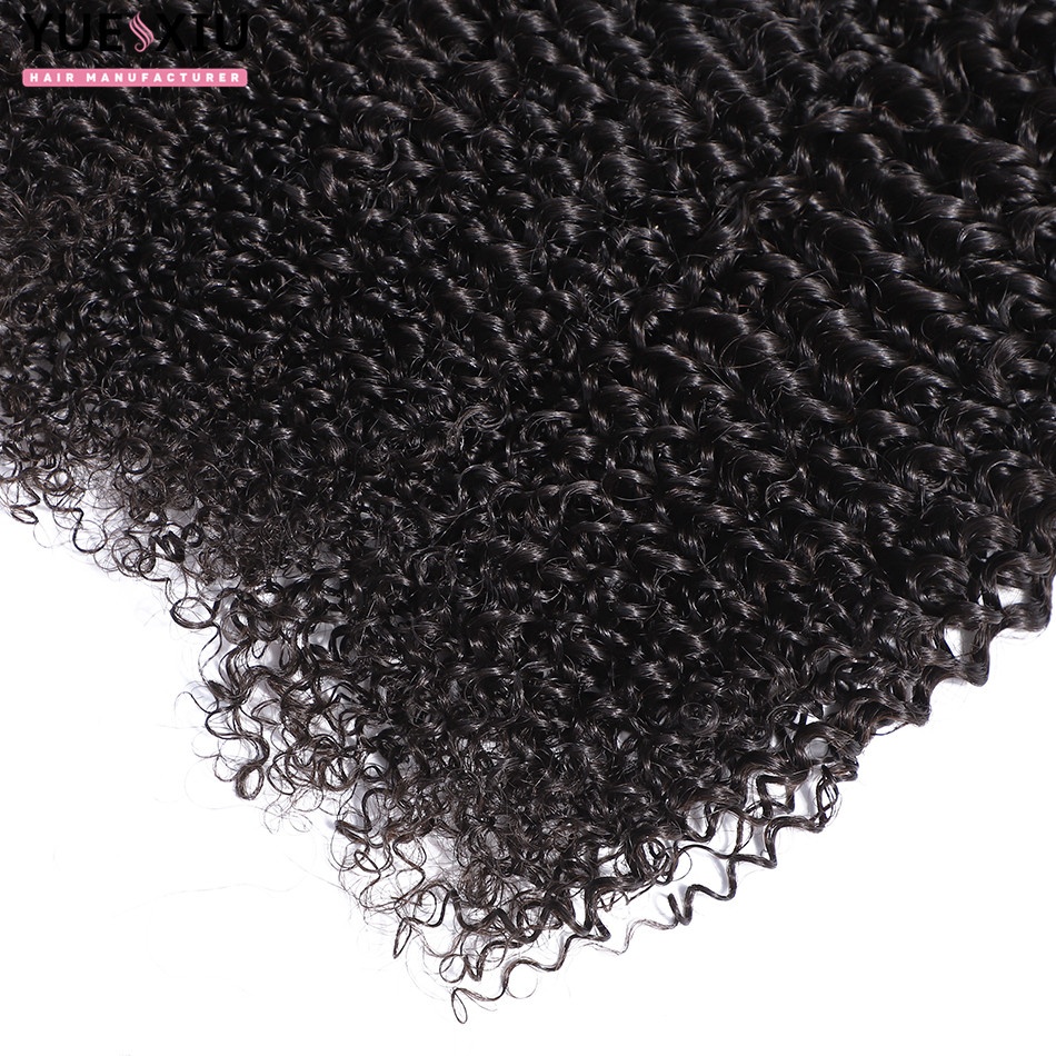 Mongolian Kinky Curly Human Hair Bundles High Quality Virgin Hair Extension 1 piece