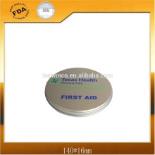 Round CD Tin Box for 1pc CD