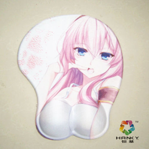 3D Mouse Mat, real girl sexy big boobs feeling mouse mat