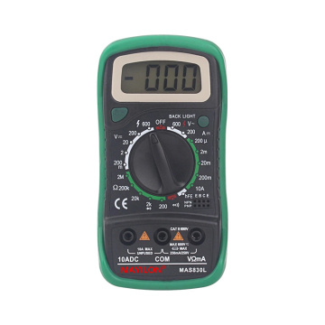 Digital Multimeter Meter Current AC/DC Voltage Resistance Capacitance Tester
