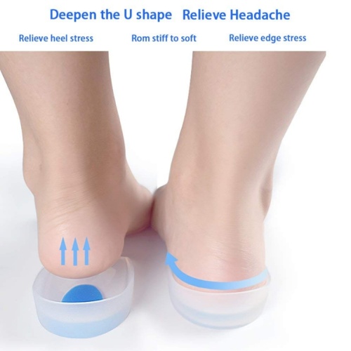 ซิลิโคน Heel Pads สำหรับ Heel Pain Heel Cushions