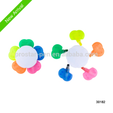 5 in 1 gel solid highlighter flower shaped