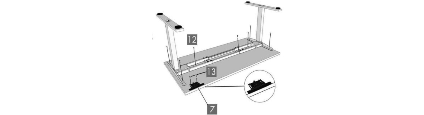 standing desk installation