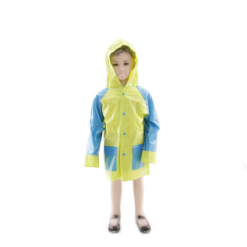 Fashion Design PVC Kinder Regenmantel Großhandel