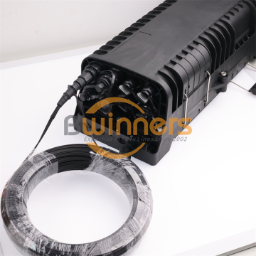 outdoor fiber distribution box IP68 Rated Black Outdoor Fiber Termination Box fiber distribution box otb
