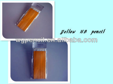 HB 2B pencil with pencil eraser