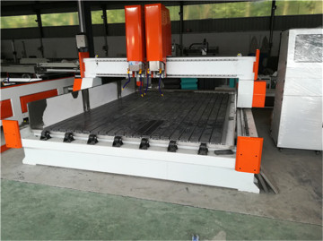 double head water spindle stone cnc router