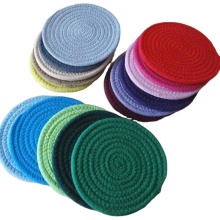 Eco-Friendly Handmade Cotton Rope Woven Tea Table Mat - Multiple Colors