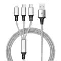 3-In-1 USB Mobile Phone Charging Cable