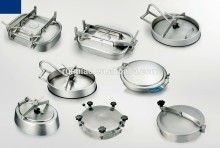 Sanitary food tank manhole