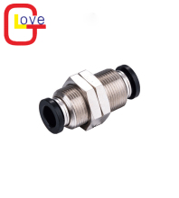 PM bulkhead Pneumatic Straight Fitting Connector