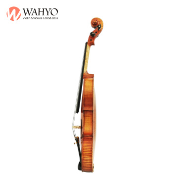 Neues Produkt Professionelle handgemachte akustische Violine aus massivem Holz