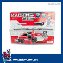 kids assembling toys