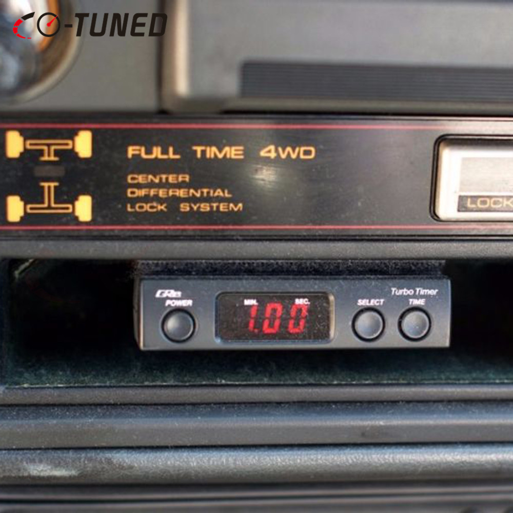 Universal Racing Digital Car Turbo Timer With LED Light