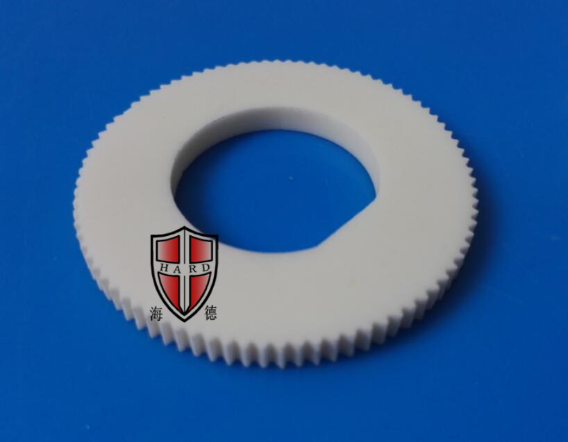 alumina ceramic gear knob flange precision machining parts