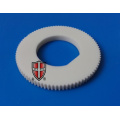 Alumina Ceramic Gear Bouton Pièces d&#39;usinage de précision