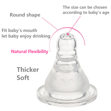 Baby Silicone Núm vú cho trẻ sơ sinh