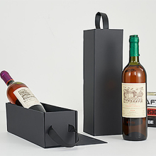 Folding Cardboard Wine Bottle Gift Boxes