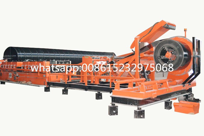 Spiral Helically Corrugated Culvert Pipe Machine