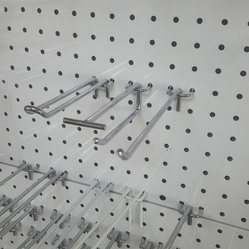 Metal Wire Display Pegboard Perforated Panel and Hooks