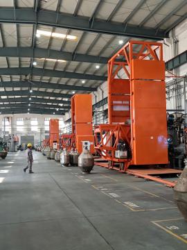 Complete equipment for magnet production