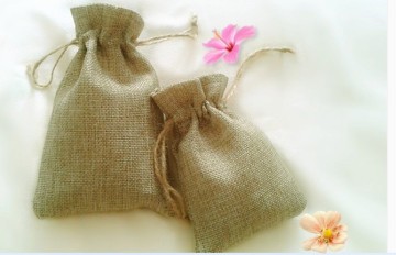 Wholesale Jute Drawstring Burlap Bag