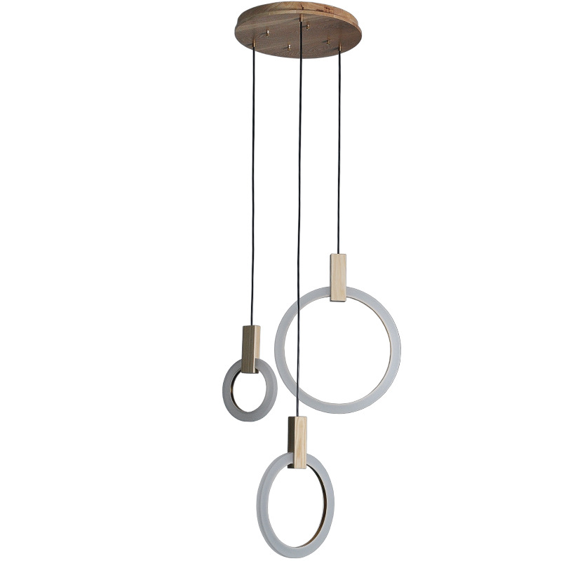 Small Hanging Wooden Pendantlamps