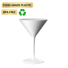 Plastic Beach Party Martini Glasses for Bars & Parties