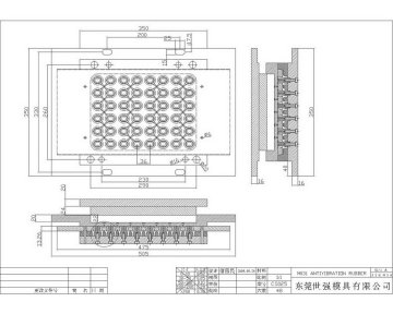 Rubber Mould 3D Drawing/3D mould drawing