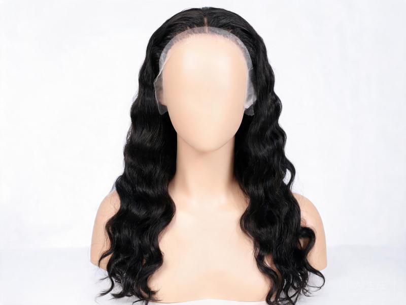 360 Lace Frontal Loose Wave Human Hair Wig Natural Black Wear And Go Wig 14-30in