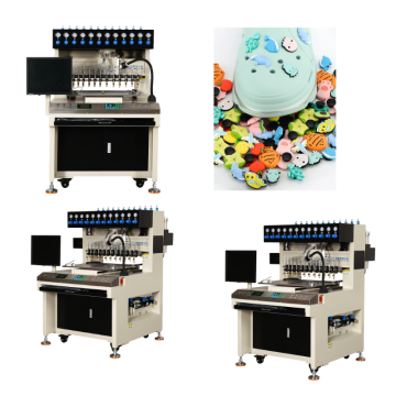 PVC Soft Rubber Shoe flower Making Machine