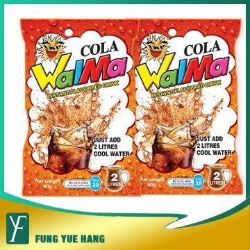 60G cola flavor instant soft drink powder