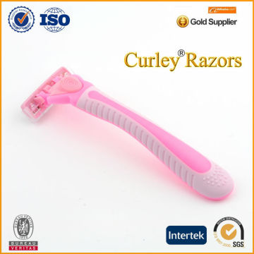 female brand razor , changeable heads razor , 3 blades razor