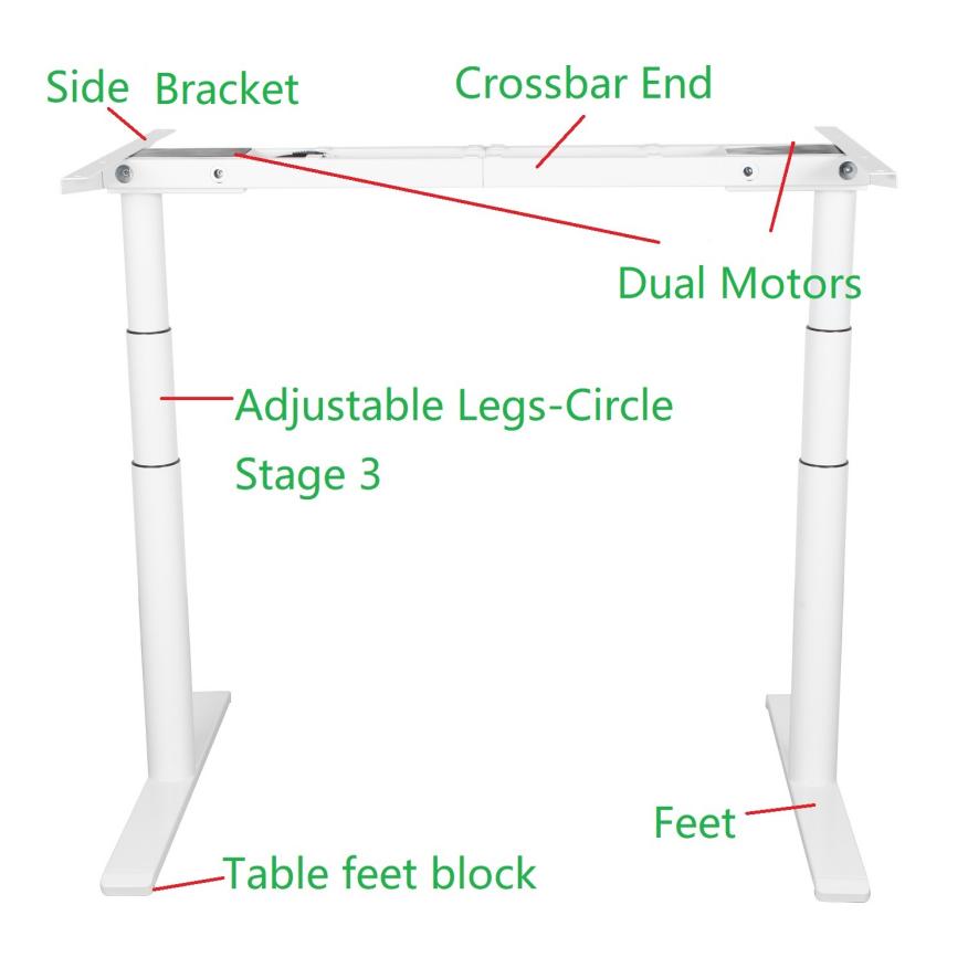 height adjustable desk