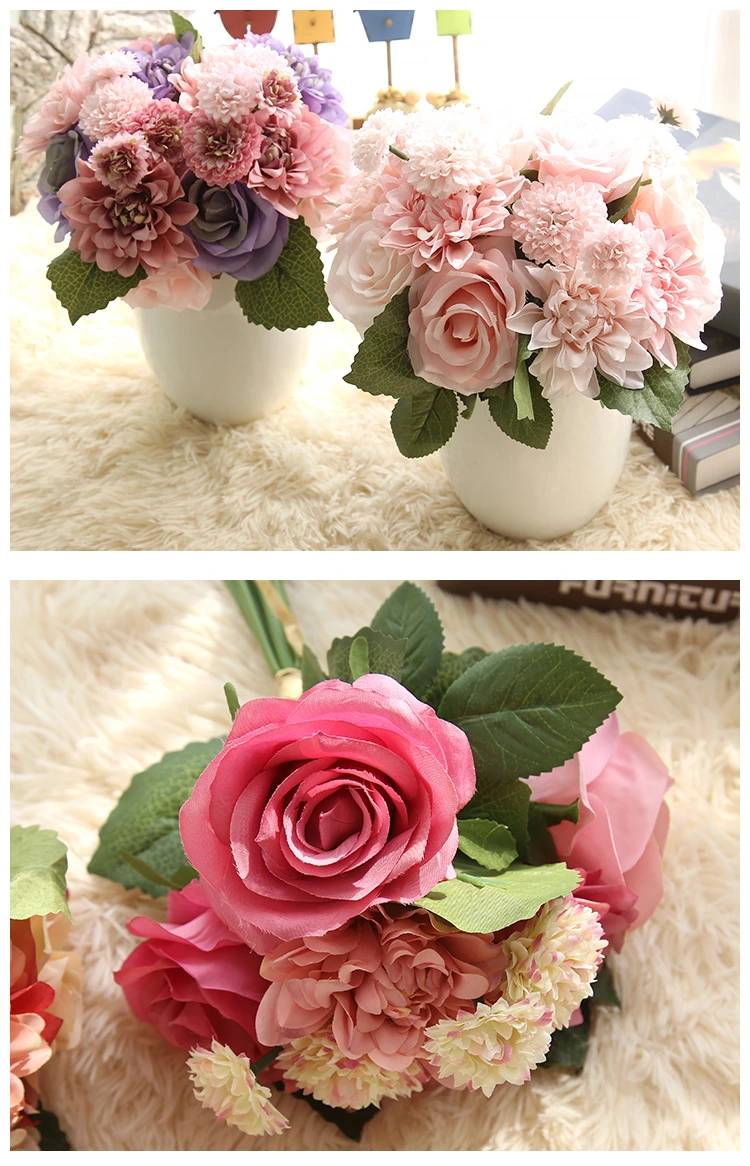 Wholesale Long Stem Wedding Decoration Artificial Flower