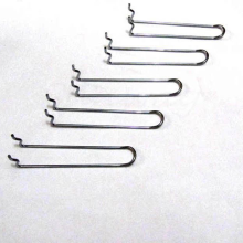 Wholesale Supermarket Display Chrome Metal Hook for Slat Wall