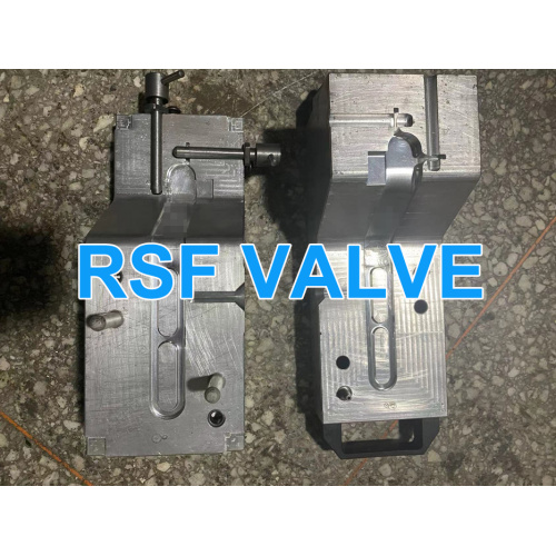 Investment casting ball valve handle lever