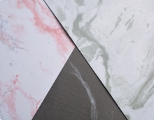 Marble pattern elegant floral bouquet wrapping paper