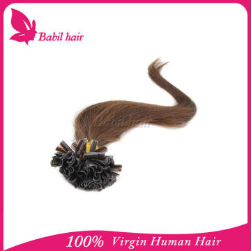 promotional 100% virgin hair brazilian virgin human hair u tip hair extension