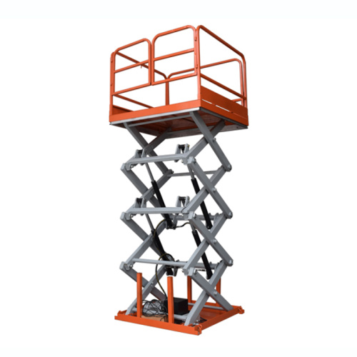 haydroliko cargo lift stationary scissor lift platform