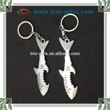 Cheap promotional items shark keychain, key chains