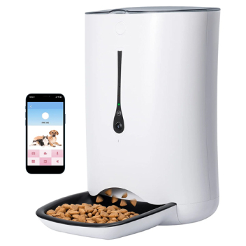 Pet cat feeder with video recording