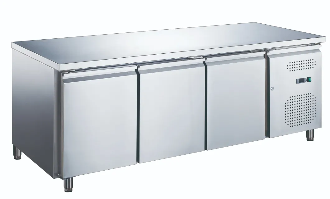 280-550L Ce Ventilated Cooling Stainless Steel Undercounter Bar Refrigerator