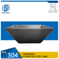 Meiao Inverted Pyramid Stainless Steel Countertop Basin