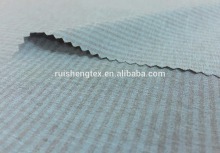 cationic 75D stripe 4 way stretch wonven fabric for garment